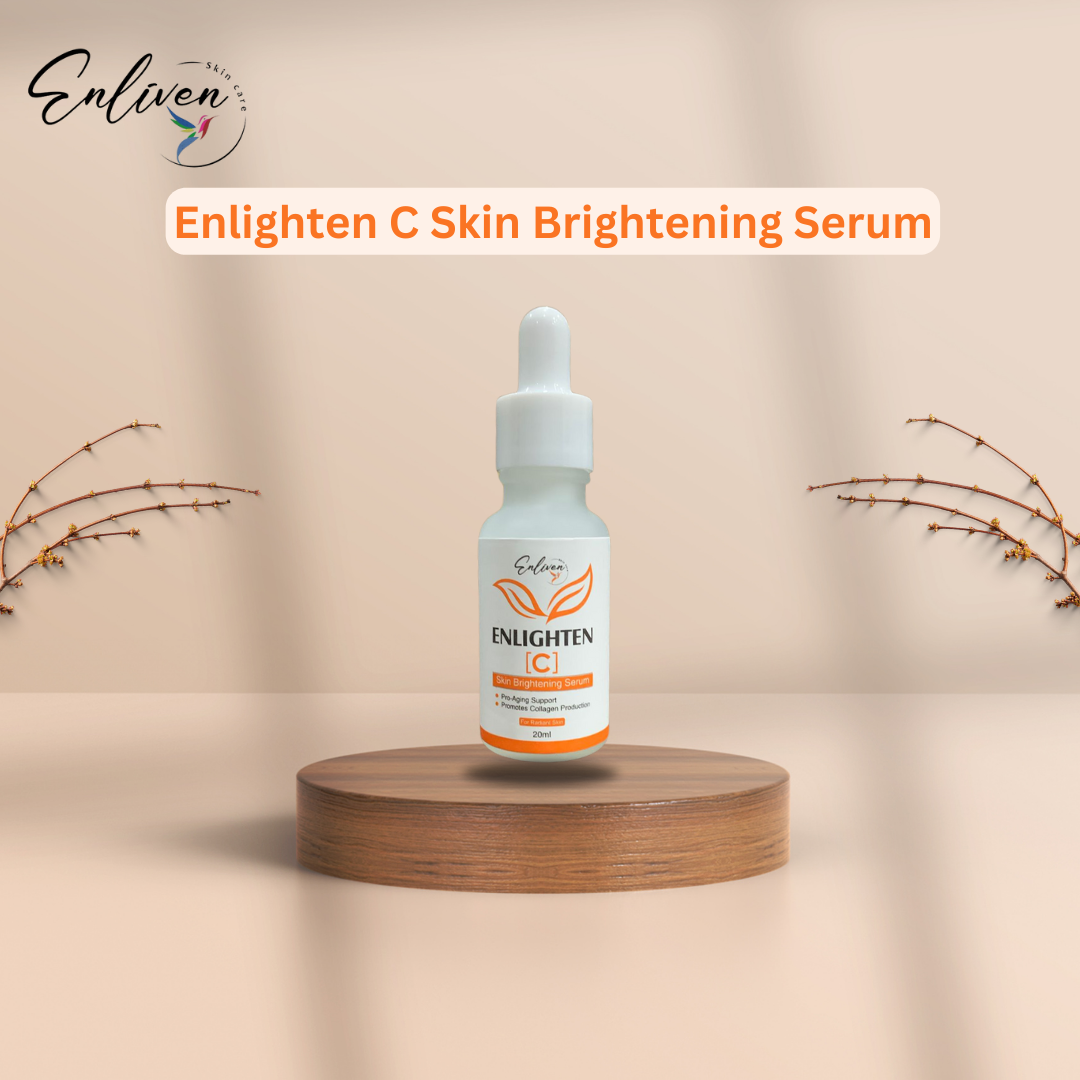 Discover Radiance with Enliven Skincare's Enlighten C Skin Brightening Serum