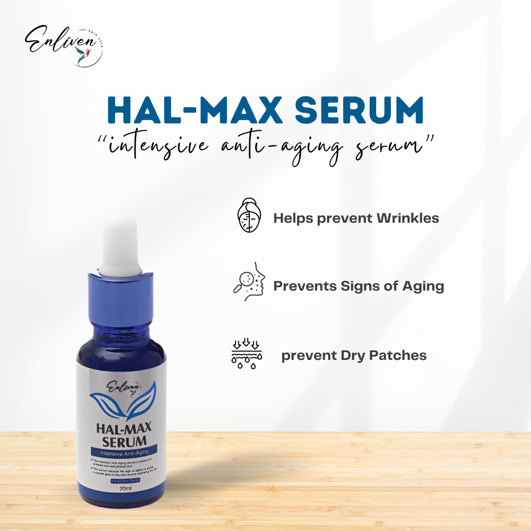 Elevate Your Skincare Routine with Enliven Skincare's Hal-Max AntiAging Serum