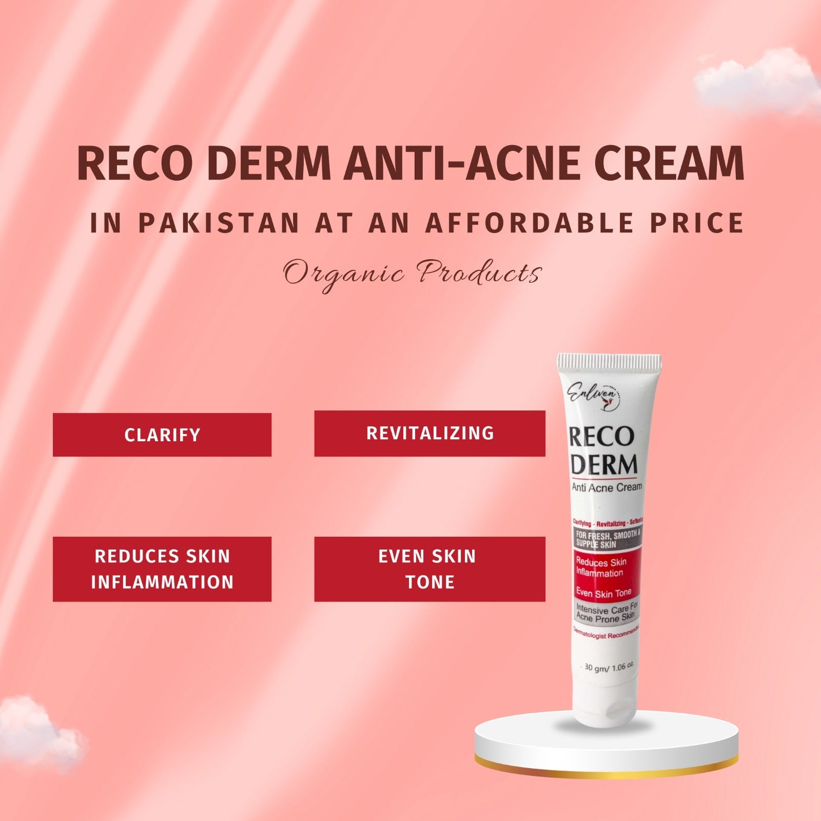 Effective Acne Treatment: Reco Derm Anti-Acne Cream in Pakistan at an Affordable Price